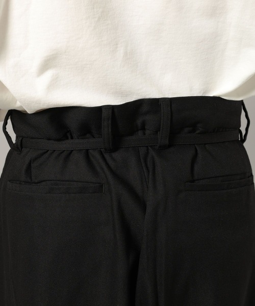 RAGEBLUE（レイジブルー）の「ツータック/ベルト付きワイドスラックス（スラックス・メンズ・ネイビー/ベージュ系その他/ブラック・MEDIUM/LARGE）」の12枚目の写真