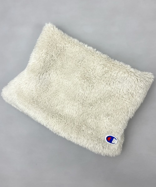 Champion(チャンピオン)の「【Champion】チャンピオン Kids キッズ ボアネックウォーマー(ネックウォーマー/スヌード・キッズ・ブラック/ライトブルー/ライラック/ベビーピンク/ベージュ/ミント/ネイビー・FREE)」の3枚目の写真