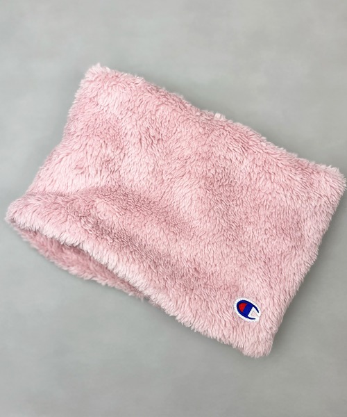 Champion(チャンピオン)の「【Champion】チャンピオン Kids キッズ ボアネックウォーマー(ネックウォーマー/スヌード・キッズ・ブラック/ライトブルー/ライラック/ベビーピンク/ベージュ/ミント/ネイビー・FREE)」の7枚目の写真
