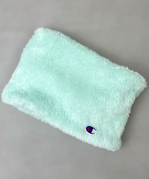Champion(チャンピオン)の「【Champion】チャンピオン Kids キッズ ボアネックウォーマー(ネックウォーマー/スヌード・キッズ・ブラック/ライトブルー/ライラック/ベビーピンク/ベージュ/ミント/ネイビー・FREE)」の4枚目の写真