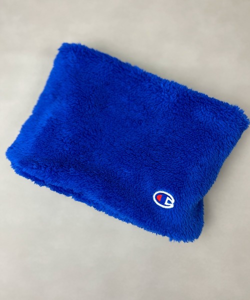 Champion(チャンピオン)の「【Champion】チャンピオン Kids キッズ ボアネックウォーマー(ネックウォーマー/スヌード・キッズ・ブラック/ライトブルー/ライラック/ベビーピンク/ベージュ/ミント/ネイビー・FREE)」の1枚目の写真