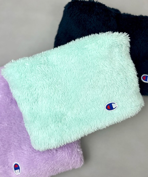 Champion(チャンピオン)の「【Champion】チャンピオン Kids キッズ ボアネックウォーマー(ネックウォーマー/スヌード・キッズ・ブラック/ライトブルー/ライラック/ベビーピンク/ベージュ/ミント/ネイビー・FREE)」の12枚目の写真