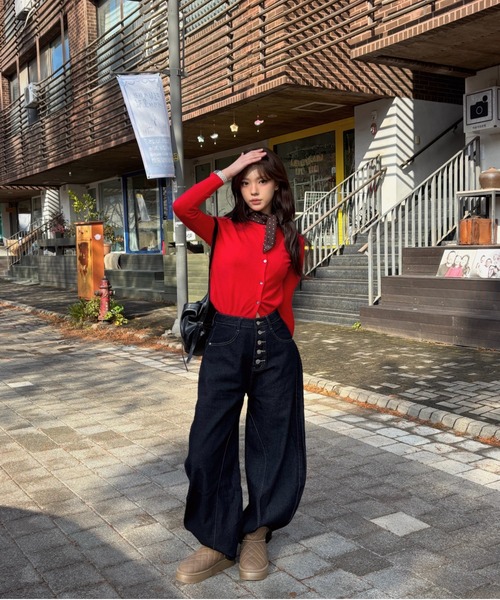 Vini（ヴィニ）の「【Y2K】ストリートビーニー風バンダナ（バンダナ/スカーフ・レディース・ブラウン/ブラック/ブラウン系その他/ベージュ・FREE）」の8枚目の写真