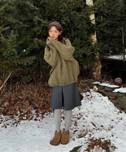 Vini（ヴィニ）の「【Y2K】ストリートビーニー風バンダナ（バンダナ/スカーフ・レディース・ブラウン/ブラック/ブラウン系その他/ベージュ・FREE）」の16枚目の写真