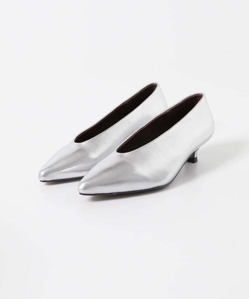 URBAN RESEARCH ROSSO WOMEN（アーバンリサーチ　ロッソ）の「REMME　パンプス（パンプス・レディース・ダークブラウン/シルバー・37）」の3枚目の写真