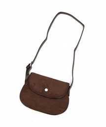 an meets zakka（アンミツザッカ）の「an meets zakka スエードフラップミニハンドバッグ（ショルダーバッグ）」
