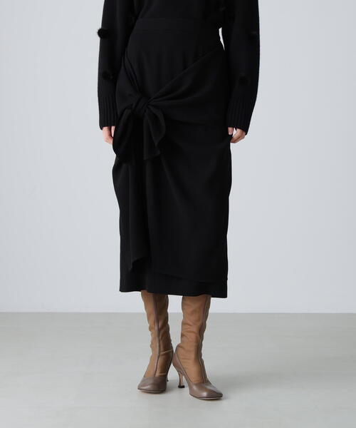 セール】◇バックサテンジョーゼットスカート（スカート）｜ADORE