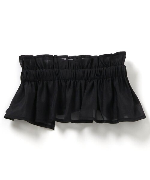 BREEZE（ブリーズ）の「【WEB限定/ジュニア対応】レイヤードスカート（スカート・キッズ・ブラック/オフホワイト・110/140）」の2枚目の写真