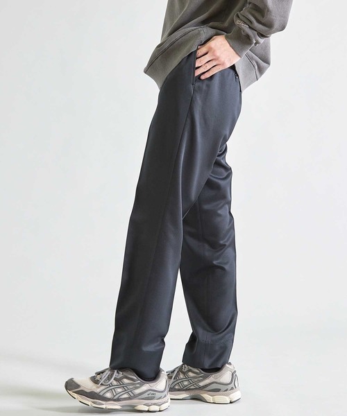 UNION STATION（ユニオンステーション）の「【吸水速乾】ウールライク スリムフィットイージーパンツ（スラックス・メンズ・ブラック/グレー/モカ・S/M/L/LL）」の6枚目の写真