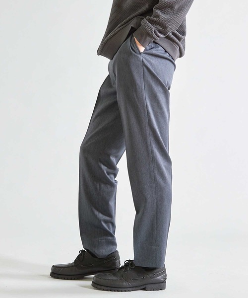 UNION STATION（ユニオンステーション）の「【吸水速乾】ウールライク スリムフィットイージーパンツ（スラックス・メンズ・ブラック/グレー/モカ・S/M/L/LL）」の17枚目の写真