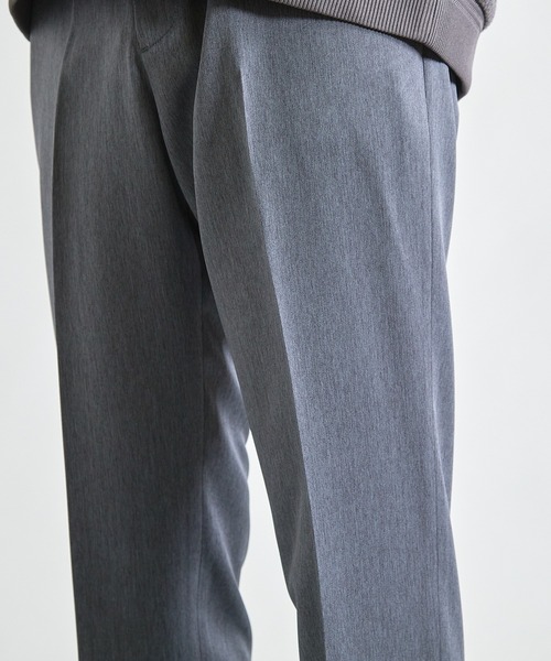 UNION STATION（ユニオンステーション）の「【吸水速乾】ウールライク スリムフィットイージーパンツ（スラックス・メンズ・ブラック/グレー/モカ・S/M/L/LL）」の19枚目の写真