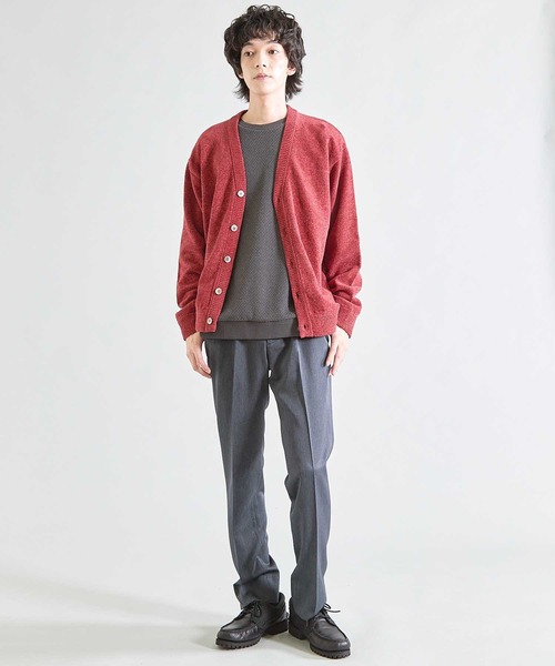 UNION STATION（ユニオンステーション）の「【吸水速乾】ウールライク スリムフィットイージーパンツ（スラックス・メンズ・ブラック/グレー/モカ・S/M/L/LL）」の20枚目の写真