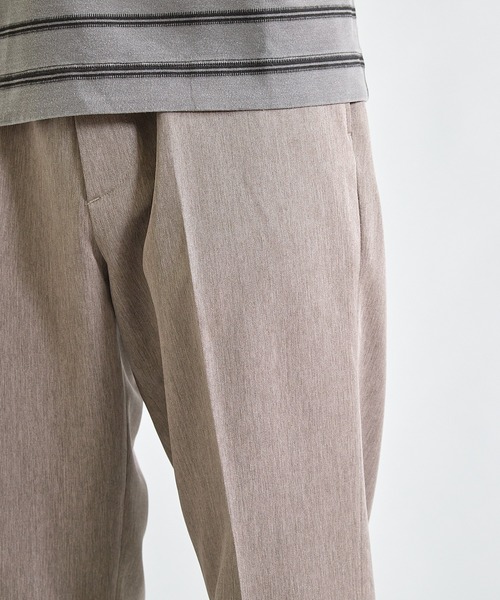 UNION STATION（ユニオンステーション）の「【吸水速乾】ウールライク スリムフィットイージーパンツ（スラックス・メンズ・ブラック/グレー/モカ・S/M/L/LL）」の14枚目の写真