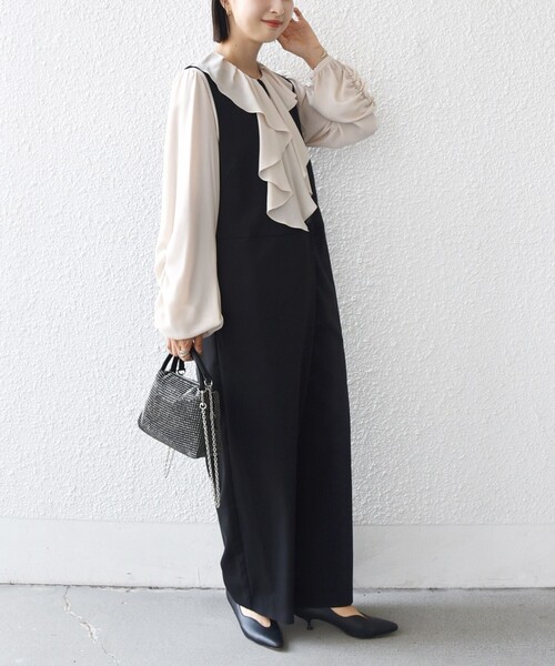 SHIPS別注】troisiemeCHACO: 〈手洗い可能〉ラッフル フリル ブラウス