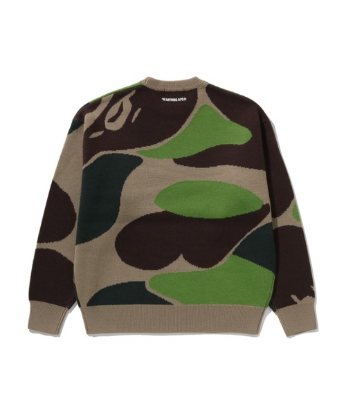 MEGA ABC CAMO KNIT CREWNECK SWEATSHIRT（ニット/セーター）｜A