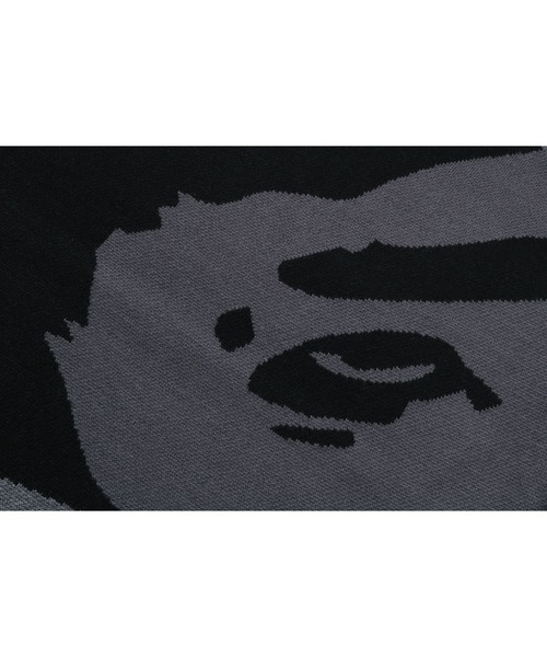 A BATHING APE（アベイシングエイプ）の「MEGA ABC CAMO KNIT CREWNECK SWEATSHIRT（ニット/セーター・メンズ・グリーン/ブラック・LARGE/MEDIUM/SMALL/X-LARGE）」の5枚目の写真