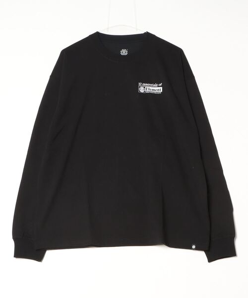 ELEMENT（エレメント）の「エレメント  ESSENTIAL LS エクストリームスポーツ 長袖Tシャツ（Tシャツ/カットソー・メンズ・ブラック/ホワイト・M/L/LL）」の2枚目の写真