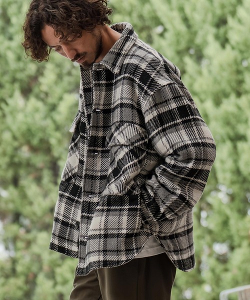 mj11208-チェック柄CPOジャケット（その他アウター）｜CAMBIO