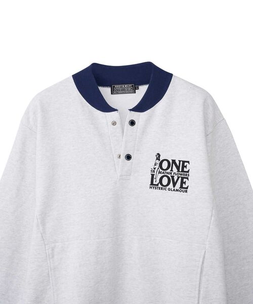 HYSTERIC GLAMOUR（ヒステリックグラマー）の「ONE LOVE スウェット（スウェット・メンズ・イエロー/ブラック/トップグレー・SMALL/MEDIUM/LARGE/X-LARGE）」の8枚目の写真