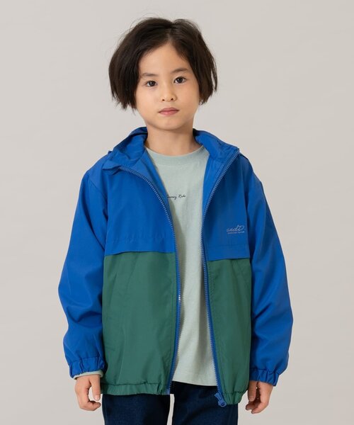 セール】【撥水加工】バイカラーウィンドブレーカー（ナイロン