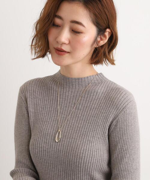 grove(グローブ)の「ダブルしずくモチーフネックレス(ネックレス・レディース・ゴールド/シルバー・00)」の7枚目の写真