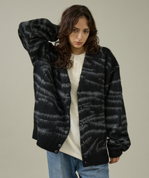 【PENNEYS/ぺニーズ】TIGER PATTERN SHAGGY CARDIGAN / タイガーパターン シャギーカーディガン / ユニセックス