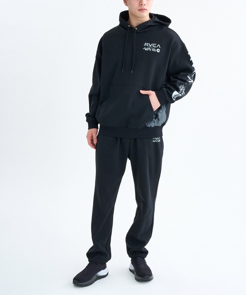 RVCA(ルーカ)の「RVCA OVER PRINT PT(スウェットパンツ・メンズ・ブラック/グレー・S/M/L)」の12枚目の写真