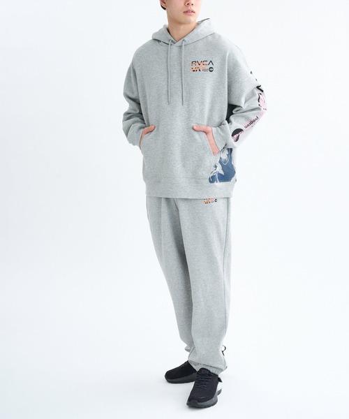 RVCA(ルーカ)の「RVCA OVER PRINT PT(スウェットパンツ・メンズ・ブラック/グレー・S/M/L)」の9枚目の写真
