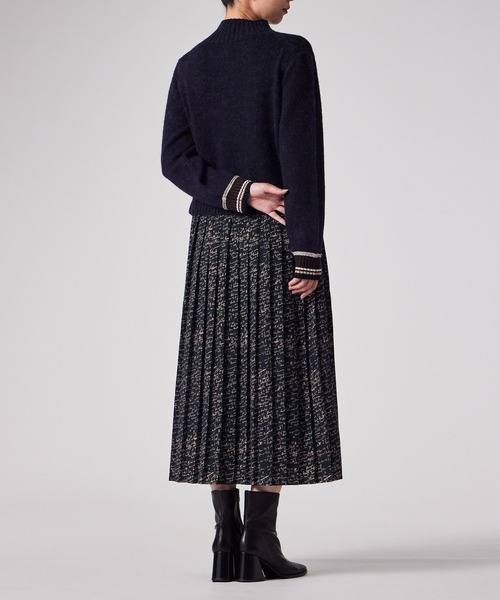 Paul Smith（ポールスミス）の「ウィメンズ "Slide Notes" ドッキング ワンピース / 255255 631N（ワンピース・レディース・ネイビー・MEDIUM）」の6枚目の写真