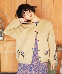 レーヨンベアフライス レース切り替えカットソー（Tシャツ/カットソー