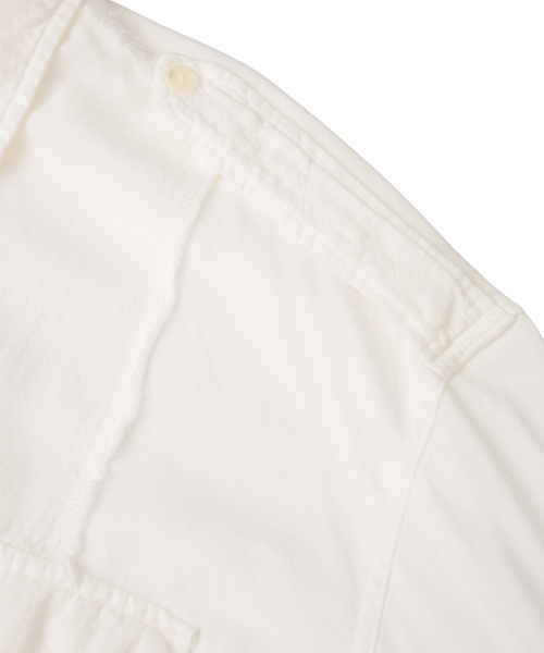 CURRENTAGE（カレンテージ）の「Patchwork Jersey Shirt（MENS）（Tシャツ/カットソー・メンズ・ブラック/ホワイト・FREE）」の7枚目の写真
