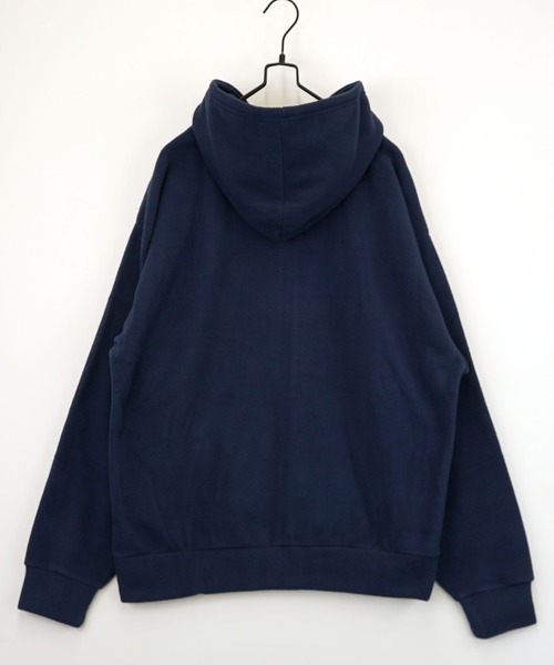 Burner(バーナー)の「【GROOVY STORE】フリース素材 オーバーサイズフルZIPパーカー(パーカー・メンズ・アイボリー/ブラック/ダークブラウン/ダークネイビー・M/L/LL)」の16枚目の写真
