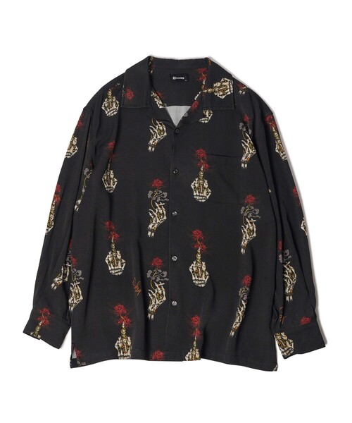 Subciety(サブサエティ)の「Spider lily aloha shirt(シャツ/ブラウス・メンズ・ブラック/スカイブルー/イエロー・SMALL/MEDIUM/LARGE/X-LARGE)」の22枚目の写真