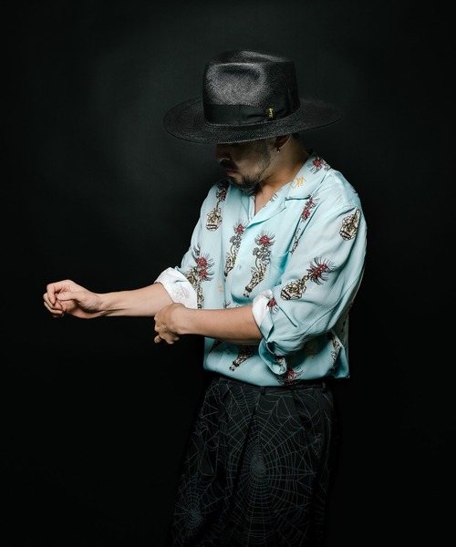 Subciety（サブサエティ）の「Spider lily aloha shirt（シャツ/ブラウス・メンズ・ブラック/スカイブルー/イエロー・SMALL/MEDIUM/LARGE/X-LARGE）」の17枚目の写真