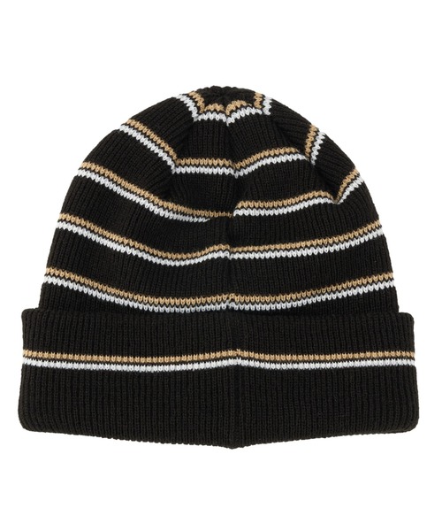 DC SHOES(ディーシーシューズ)の「25 RETRO BORDER BEAN/DCボーダーニットキャップ・ビーニー(ニットキャップ/ビーニー・メンズ・ブラック系その他/ライトベージュ/ブラック×グレー・FREE)」の6枚目の写真