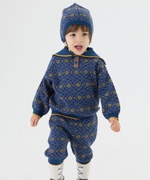 moimoln（モイモルン）の「【セットアップ】ノルディックニット長袖トップス＆パンツ（セットアップ・キッズ）」