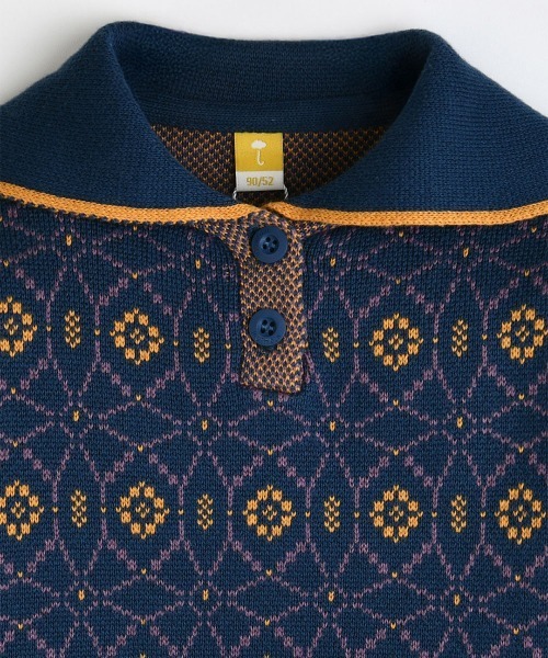 moimoln(モイモルン)の「【セットアップ】ノルディックニット長袖トップス&パンツ(セットアップ・キッズ・ネイビー・80cm/90cm/100cm/110cm/120cm)」の6枚目の写真