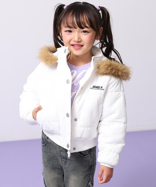 セール】フード ファー 付 中綿 ブルゾン【ジュニアお揃い】（ブルゾン