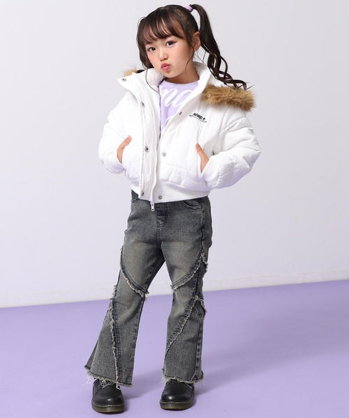 セール】フード ファー 付 中綿 ブルゾン【ジュニアお揃い】（ブルゾン