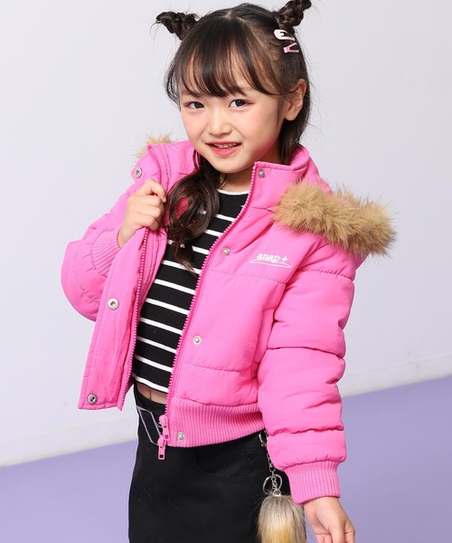 セール】フード ファー 付 中綿 ブルゾン【ジュニアお揃い】（ブルゾン