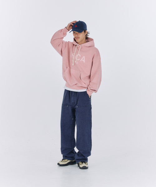 AECA(エイカ)の「BIG LOGO PULLOVER HOODIE-NAVY/WHITE(パーカー・レディース・その他・SMALL/LARGE/MEDIUM/X-LARGE)」の12枚目の写真