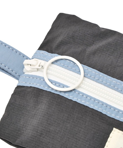 MILKFED.（ミルクフェド）の「PIPING LOGO POUCH（ポーチ・レディース・オフホワイト/ネイビー/チャコール・ONE SIZE）」の14枚目の写真