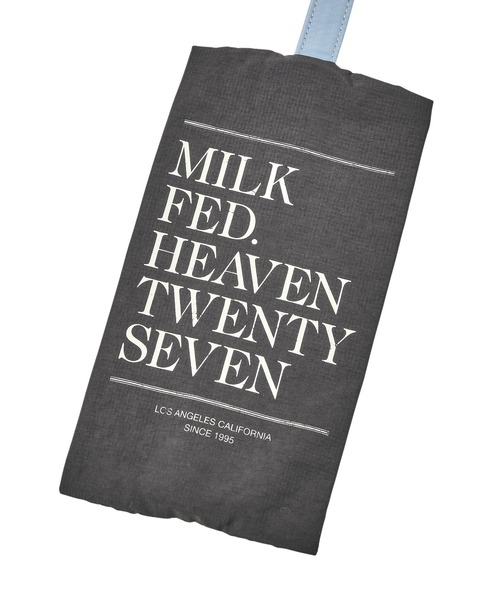MILKFED.（ミルクフェド）の「PIPING LOGO POUCH（ポーチ・レディース・オフホワイト/ネイビー/チャコール・ONE SIZE）」の16枚目の写真