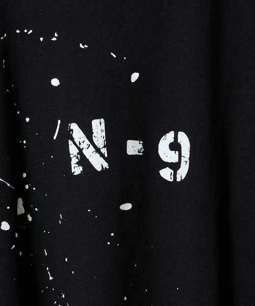 NUMBER (N)INE(ナンバーナイン)の「HAND PAINTED VINTAGE GAZETTE CREWNECK SWEATSHIRT(BLACK) / ハンドペイントヴィンテージ ガゼット クルーネック スウェット(スウェット・メンズ・ブラック系1/ブラック系4/ブラック系2/ブラック系3・3/4/2)」の19枚目の写真