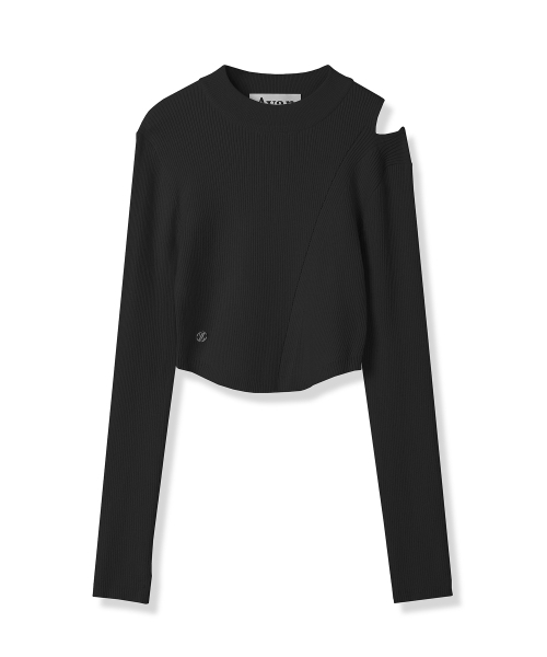 AVANDRESS（アバンドレス ）の「Tati Hole Round Knit MELANGE（ニット/セーター・レディース・杢グレー・SMALL/MEDIUM）」の14枚目の写真