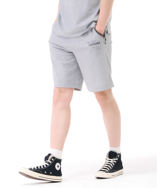 CHASECULT（チェイスカルト）の「男性全版レタリング5部パンツ-グレー（その他パンツ・メンズ・MD.Gray・92/82/86/70/76）」の2枚目の写真