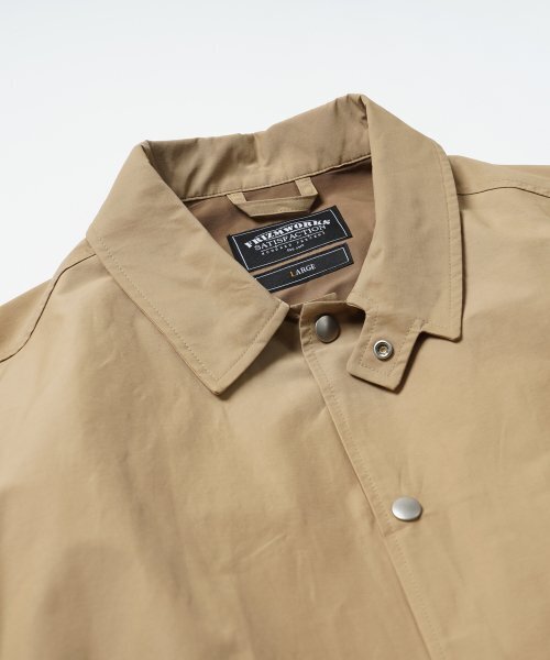FRIZMWORKS(フリズムワークス)の「60/40 VINTAGE COACH JACKET _ BEIGE(ナイロンジャケット・メンズ・その他・MEDIUM/LARGE/X-LARGE)」の4枚目の写真