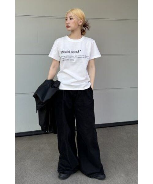 Miseki SEOUL(ミセキソウル)の「Misekiseoul short sleeves WHITE(Tシャツ/カットソー・レディース・その他・OS)」の4枚目の写真
