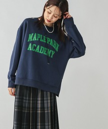 GLOBAL WORK | 乾きやすいプリントスウェット/580953(スウェット)