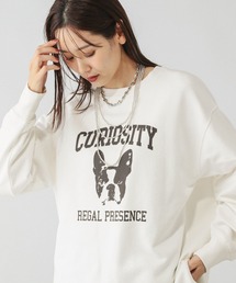 GLOBAL WORK | 乾きやすいプリントスウェット/580953(スウェット)